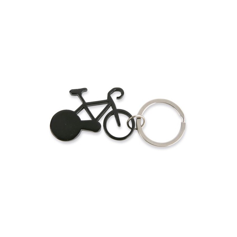 Llavero Aluminio Bike Negro