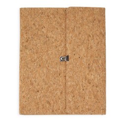 Carpeta Con Bloc Corcho Natural