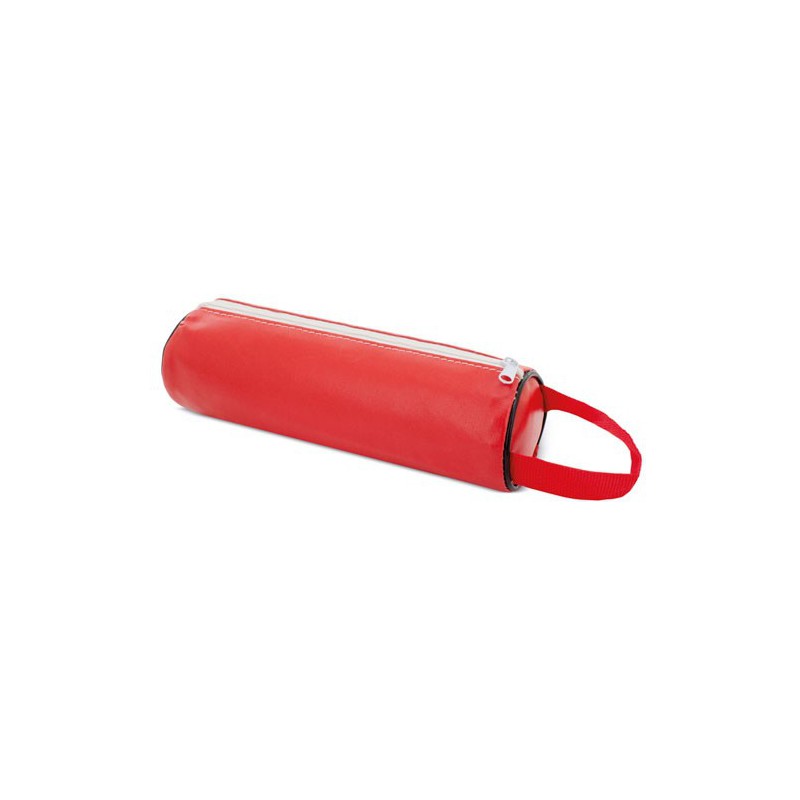 Estuche Lapices Polipiel Rojo