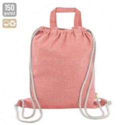 BOLSA MOCHILA DE ALGODON RECICLADO AGRA