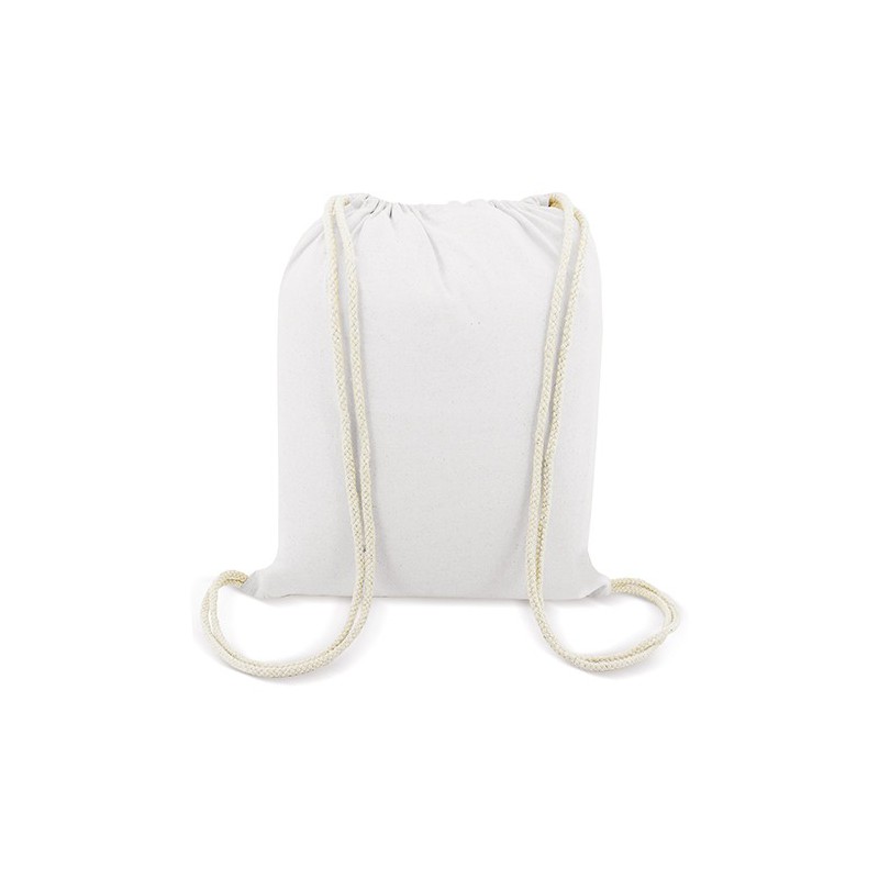 Bolsa Mochila Blanca Algodon