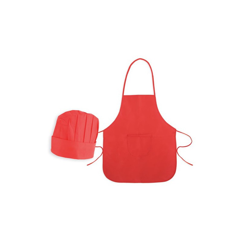 Set Delantal Y Gorro Infant Nwrojo