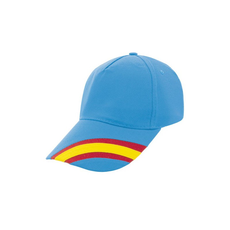 Gorra Nacional 5 Paneles Az/Me