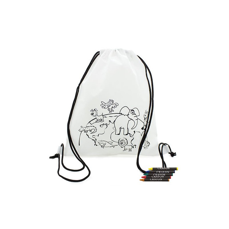 Mochila Infantil Con Ceras Nw