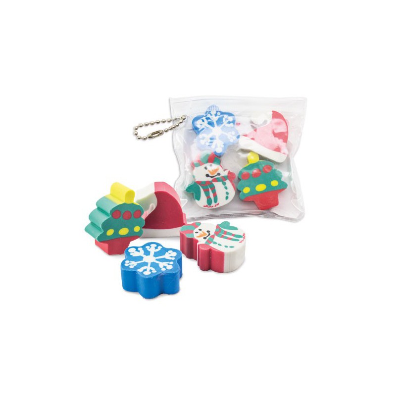 Set Gomas Navideñas Hal 1 Pack