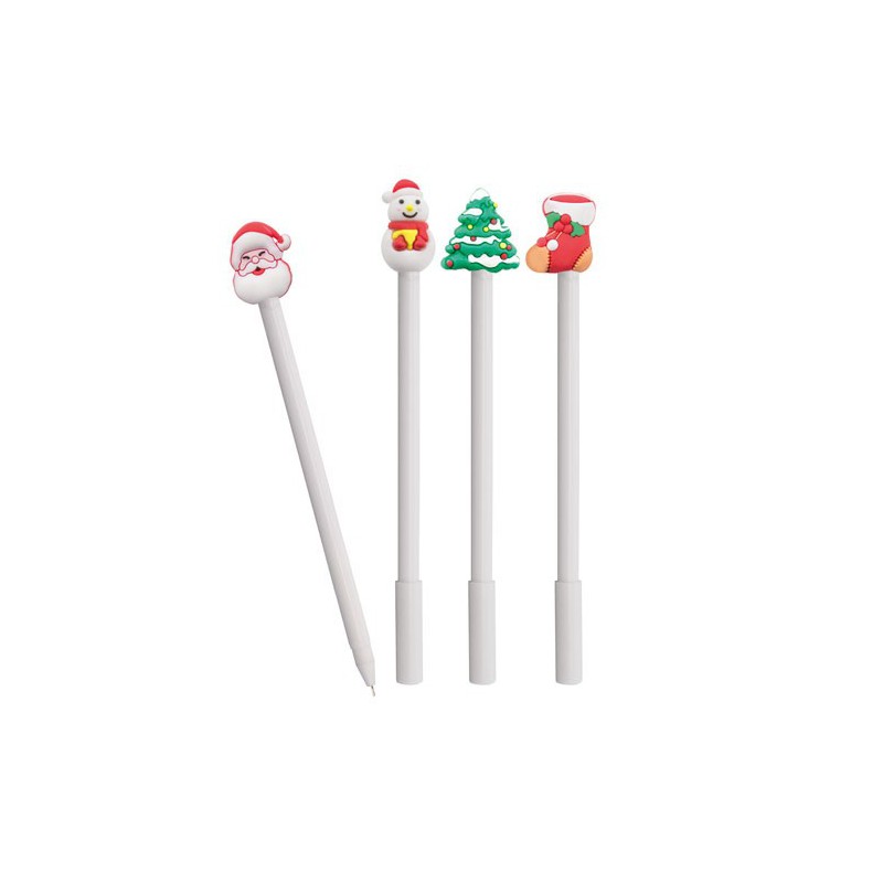 Set De Boligrafos Navideños (4 Modelos)