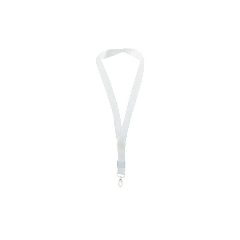 Lanyard Ajustable Blanco