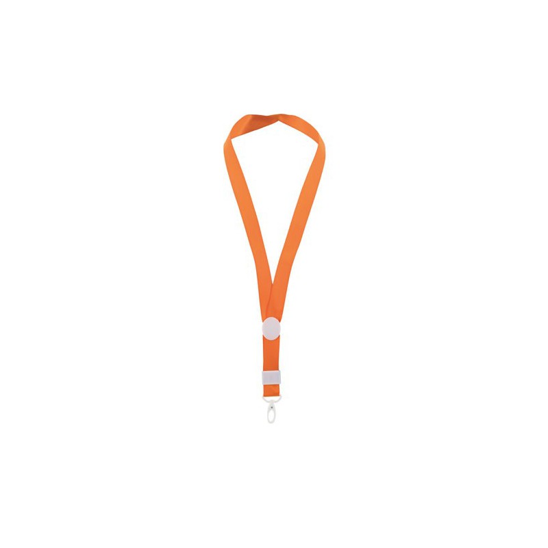 Lanyard Ajustable Naranja