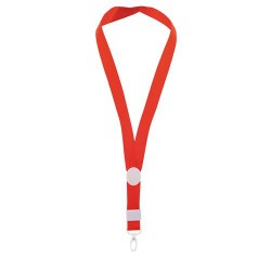 Lanyard Ajustable Rojo