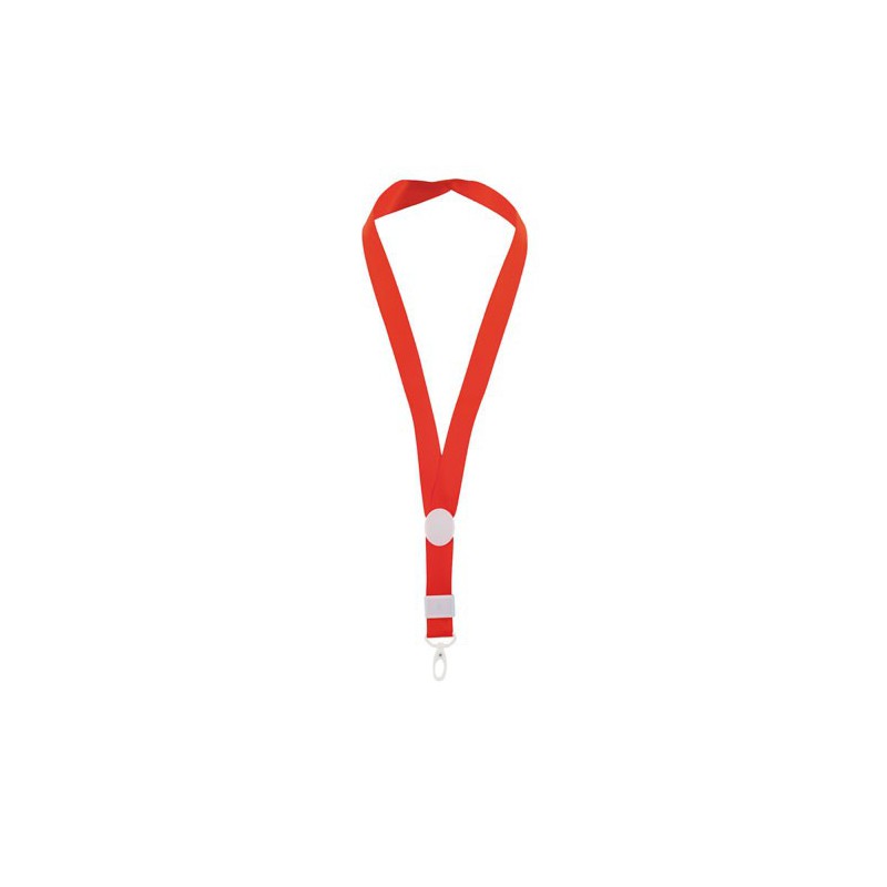 Lanyard Ajustable Rojo