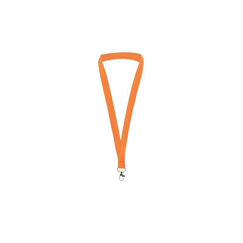 Lanyard Metalico Naranja