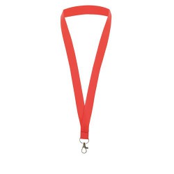 Lanyard Metalico Rojo