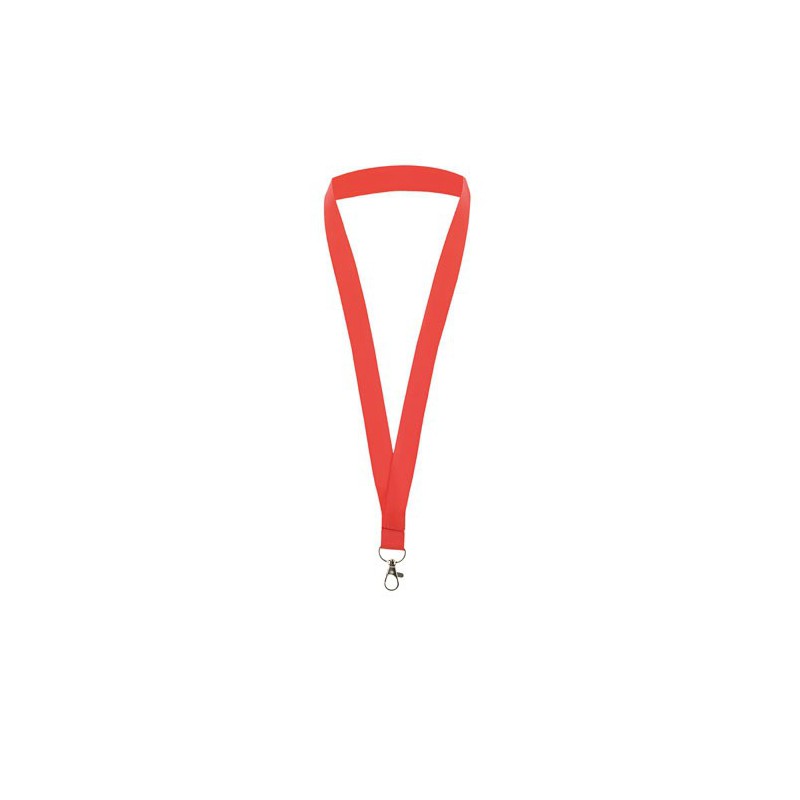 Lanyard Metalico Rojo