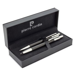 Set Boligrafo Y Portaminas Touch Carbon Fiber Pierre Cardin