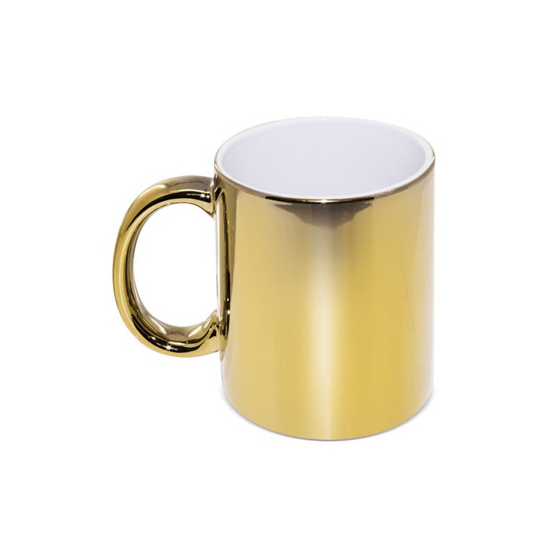 Mug Ceramica Metalizada Oro