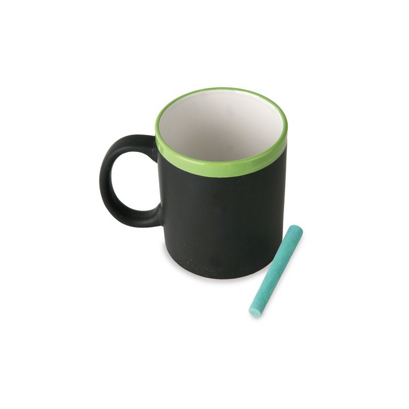 Mug De Ceramica Pizarra Pistacho