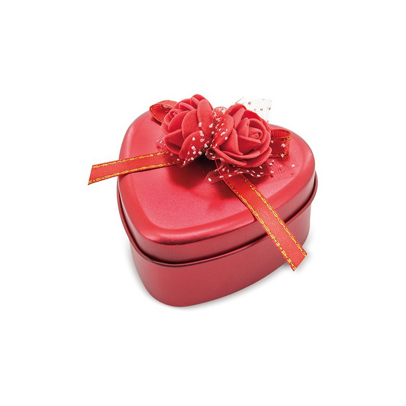 Estuche Rosas Heart Rojo