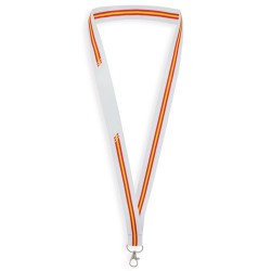 Lanyard National Blanco