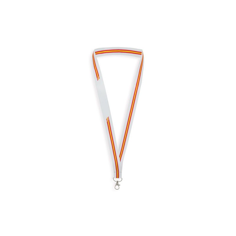 Lanyard National Blanco