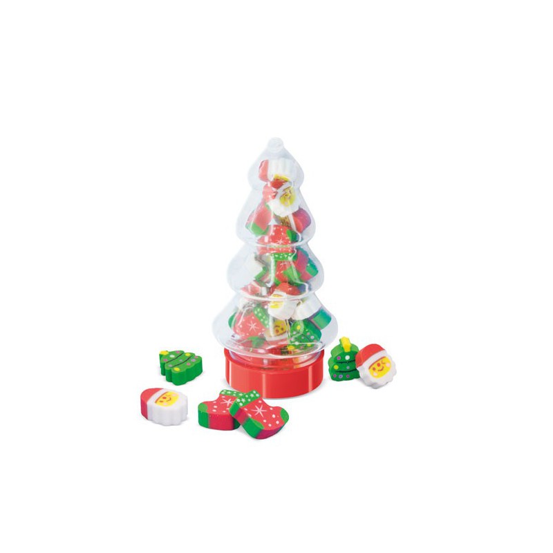 Set De Gomas Navideño Fir Tree