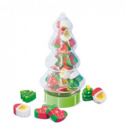 Set De Gomas Navideño Fir Tree