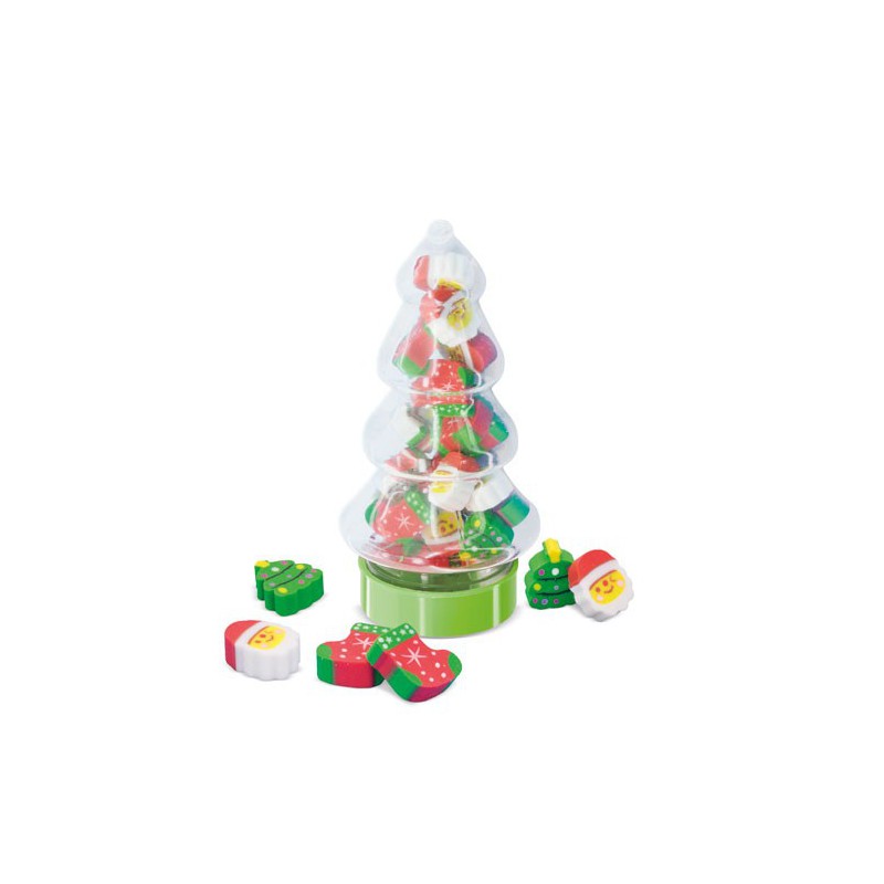 Set De Gomas Navideño Fir Tree