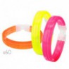 Pulseras Luminosas Neón Party (Pack De 60)