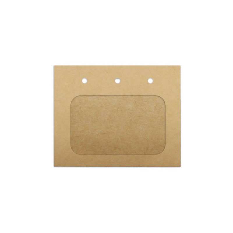 Identificador Eco Kraft 11,5x9,2 Cm