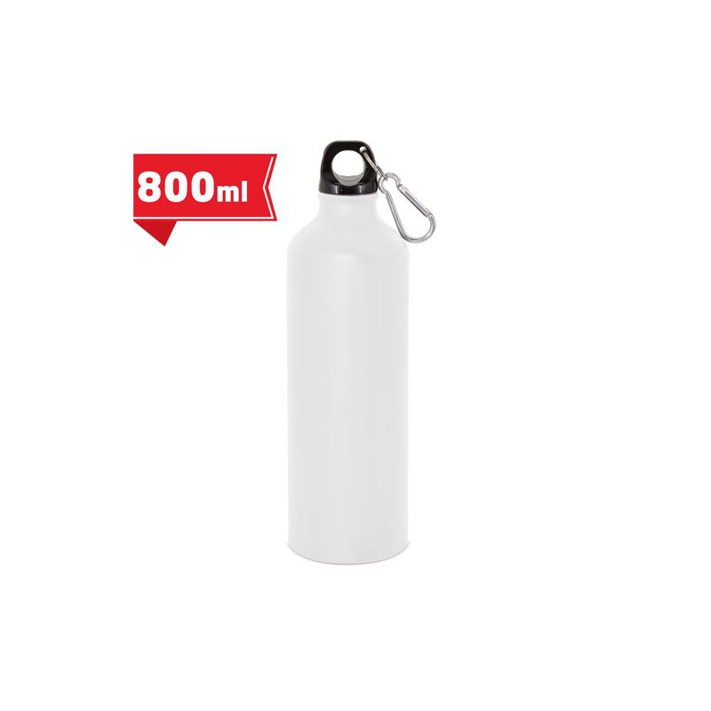 Botella De Aluminio Con Mosqueton 800 Ml. Tuareg