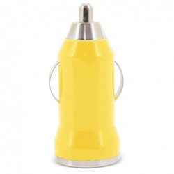 Cargador De Coche Usb Amarillo