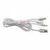 Cable 3 En 1 Con Conector c