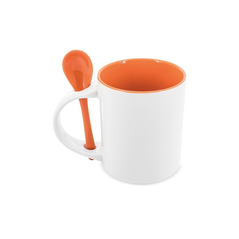 Mug Sublimacion Redonda Con Cuchara Neiva