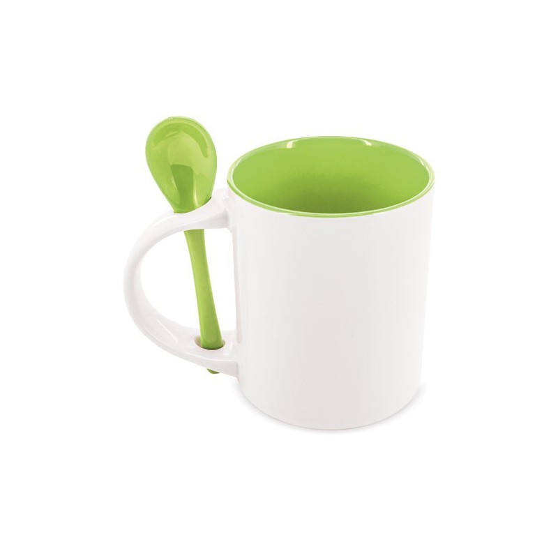 Mug Sublimacion Redonda Con Cuchara Neiva