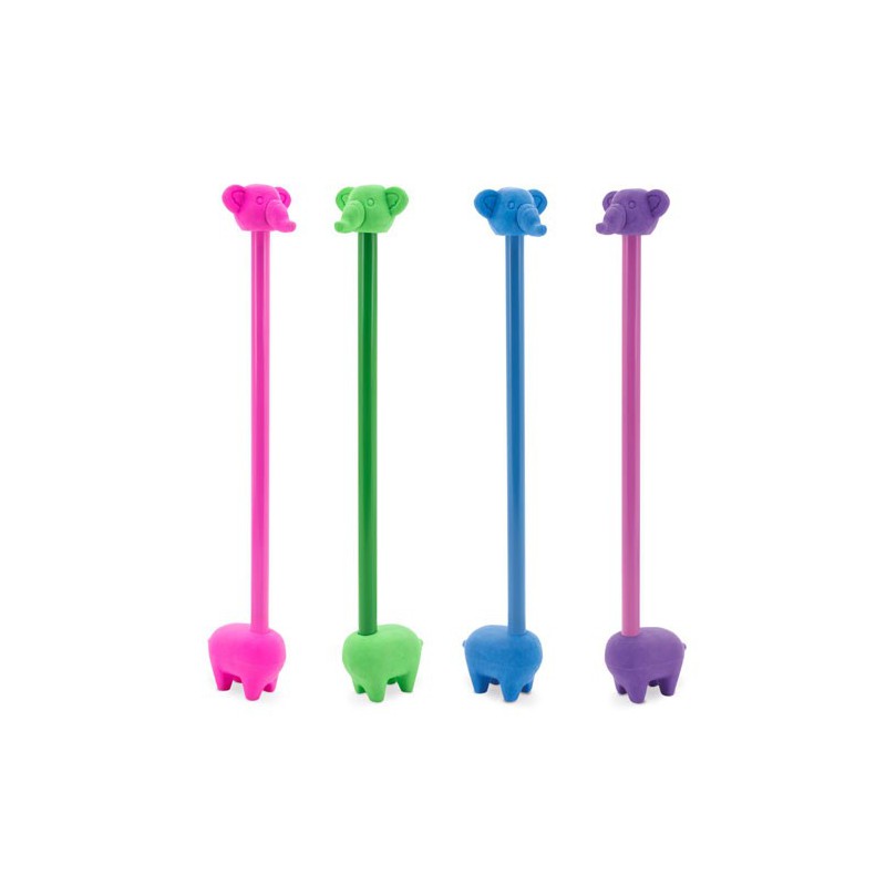 Set Lapices Con Goma Elephant(Pack 4 Pcs)